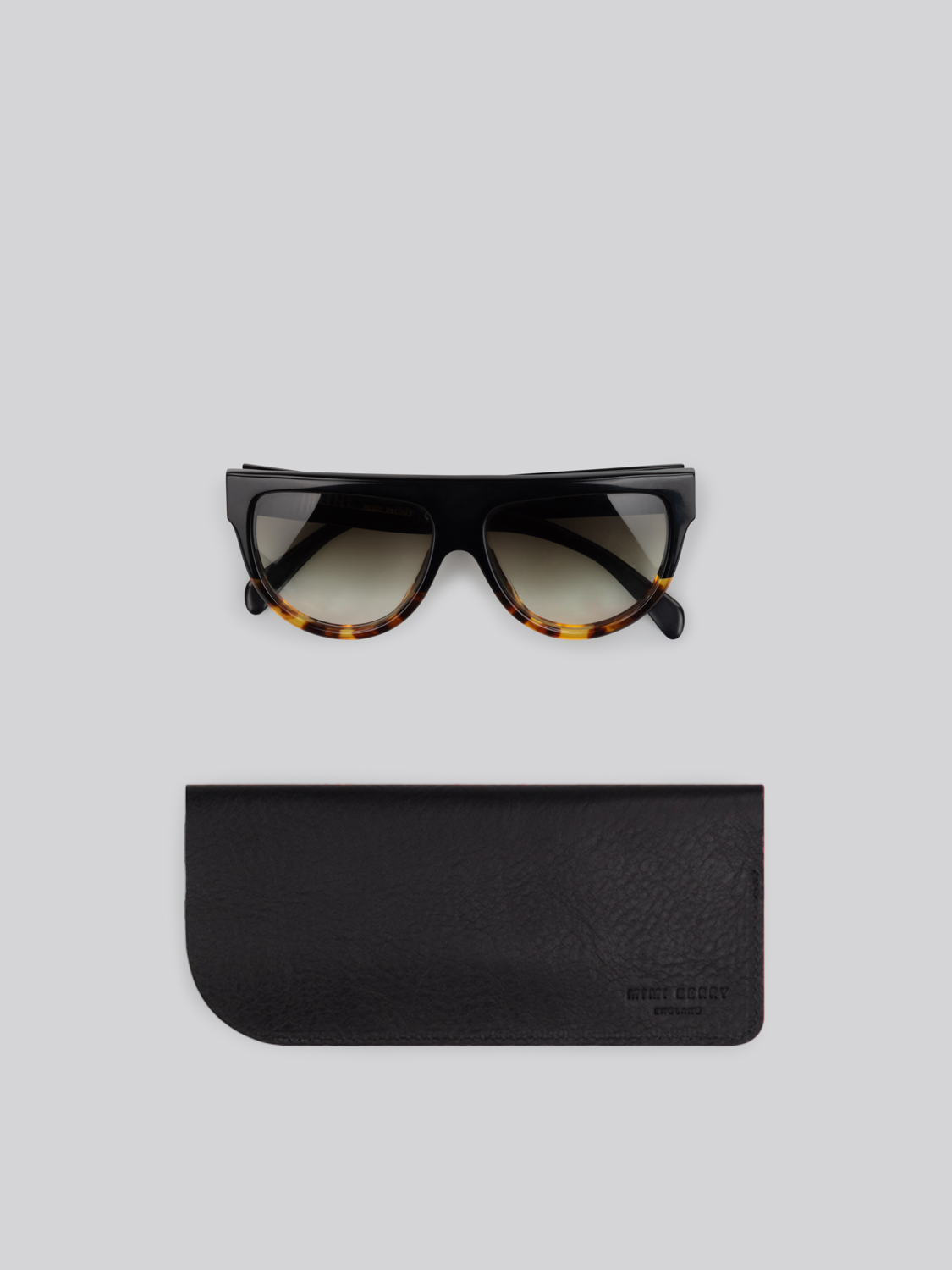 Sunglass Case Grainy Black