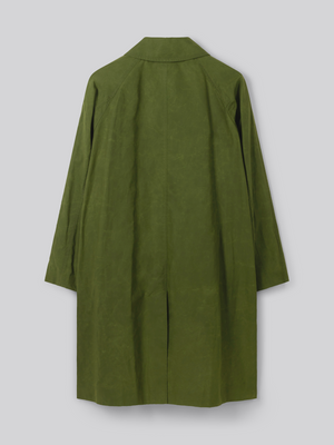 Cotton Overcoat - Khaki Green