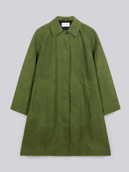 Cotton Overcoat - Khaki Green