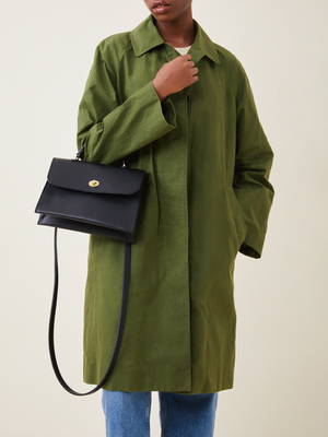 Cotton Overcoat - Khaki Green