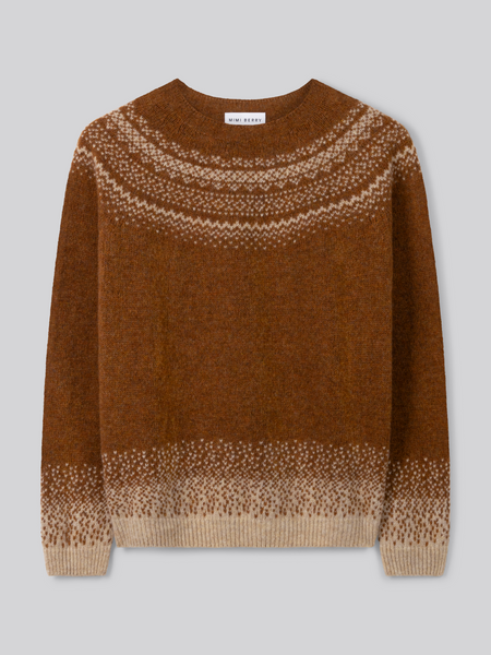 Crew Neck Knit - Chestnut